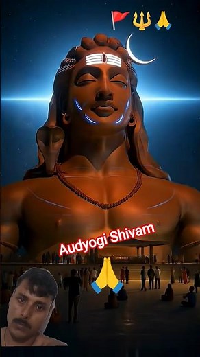 Adiyogi Nath Light Show in Tamil Nadu🔱🚩🙏 #shorts#reels#ytshorts#ytreels#adiyogi