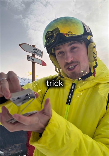 Magic up the mountain? #magic #magictrick #cardtrick #magician
