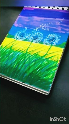 how to draw A Dandelion step by step#shorts #acrylicpainting#art