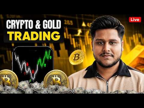 {v} Live Crypto, Forex & Gold Trading & Analysis || Forex & Crypto live trade #btc #gold