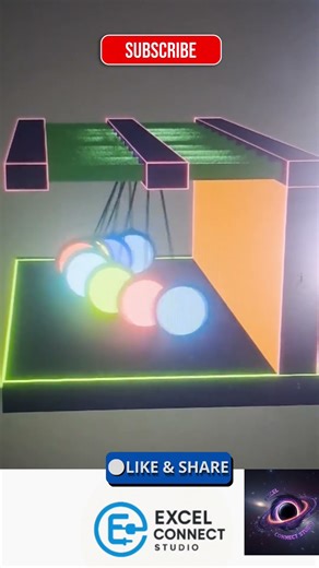 Infinite Spiral Pendulum Loop | Relaxing Animation in Blender #blender #animation