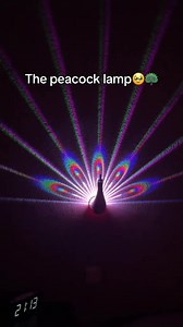 1.4K views · 13K reactions | Peacock Beam Artistic Rechargeable Night Glow Lamp(1200mAh) ✅ Create a serene and artistic atmosphere with this Peacock Projection Lamp ✅ Featuring remote control and touch sensor functionality ✅ USB rechargeable and wall-mountable Order Here  https://homeessentials.in/products/peacock-beam-artistic-rechargeable-night-glow-lamp1200mah | Home Essentials Store | Facebook