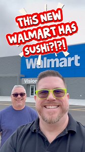 This new Walmart has sushi?!?! and they roll it on site?!? They added a few other unique touches that gives a bit of a different shopping experience. #walmartfinds #walmart #sushi #walmartfashion #shopping #NewStore | Jeff and Mark Exploring