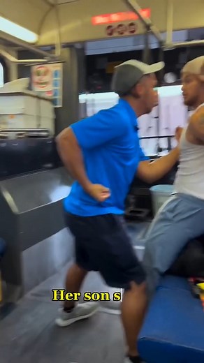 Son protects mom on bus! 🎬 This video was produced by Network Media and Ebony M | Laugh Attack Pranks