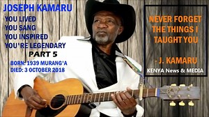 10K views · 203 reactions | Kikuyu Traditional songs by Joseph Kamaru Part 5. The great legend died on 3rd October, 2018. R.I.P | KENYA News MEDIA | Facebook