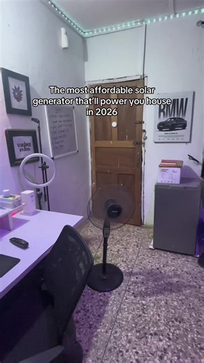 Get yours now @400k It is a 250W solar power station that is capable of powering you home (connected to your change over) Comes with 300W panels, which can be used to power your devices during the day without consuming from the powerbox battery. It is suitable for selfcon to two bedroom apartments powering appliances like TVs, laptops, fan, home theater, ps3, ps4, blender, washing machine, air fryer... #enerybeam #solar #solargen #generator #nepa electricity work electrician beginner // Solar de