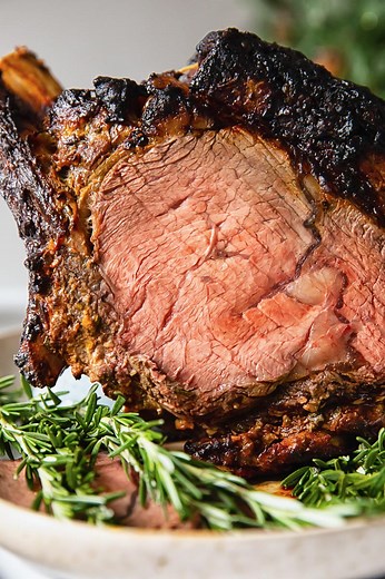 Honey Mustard Crusted Prime Rib Roast (Rib of Beef)