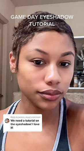 GAME DAY EYESHADOW TUTORIAL ✨💙