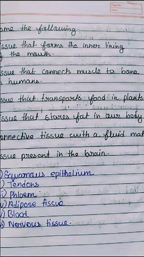 class 9 science ch 6 tissue notes