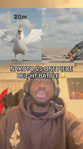 1.3M views · 7.3K reactions | Naruto vs One Piece height battle  #narutoshippuden #naruto #onepiece #luffy | HokageSwish | Facebook