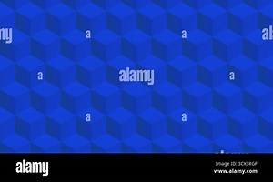 Isometric blue cubes pattern moving horizontally. Seamless loop Stock Video Footage - Alamy