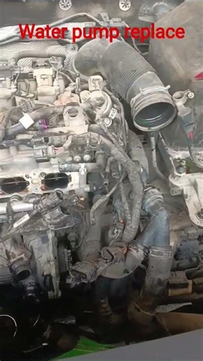 Skoda Octavia water pump replace 🧑‍🔧🚘