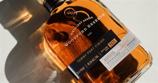 Woodford Reserve is launching a new whiskey finished in Tawny Port casks