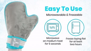 Arctic Flex Vive Cold Gloves for Chemotherapy Neuropathy (Pair of 1) - Heavy Duty Clay Ice Mitts for Hands - Hot & Cold Therapy Gloves - Frozen Chemo Hand Ice Packs for Arthritis Pain