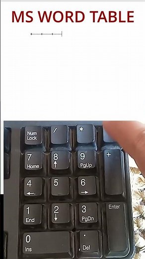 Word's Fastest Table Method That Actually Works #shorts #tips