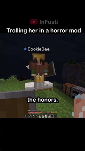 Minecraft but I troll my friend... #minecraft #gaming #funny