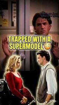 The Funniest Chandler Bing Moment From Season 1? Stuck in an ATM with A Supermodel! #shorts #friends