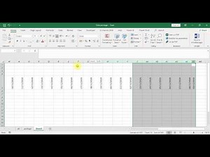 Fiche de pointage dynamique