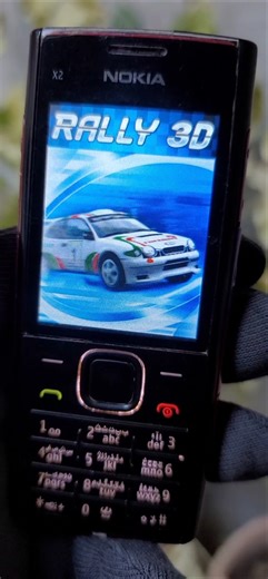Nokia Rally 3D Playing Nokia X2-00