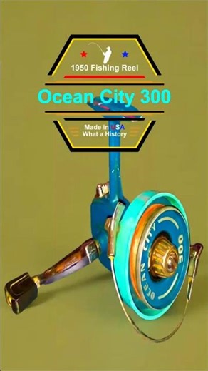 1950s Fishing Reel Still Works Perfectly After 75 Years #vintage #fishing #satisfying