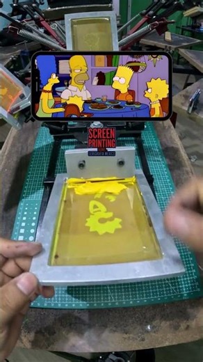 Mini screen print of Lisa #screenprint #thesimpsons #humor