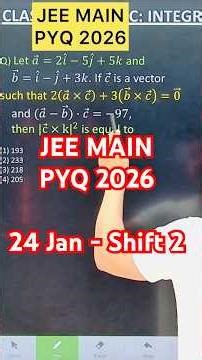 Q) Let 𝑎 =2𝑖 −5𝑗 +5𝑘 and 𝑏 ⃗=𝑖 −𝑗 +3𝑘. If 𝑐 is a vectorsuch that 2(𝑎 ×𝑐 )+3(𝑏 ×𝑐 )=0