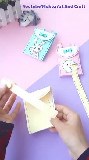 DIY MINI NOTEBOOKS - DIY BACK TO SCHOOL / Easy Paper Crafts / Mini Notebook Decoration #Shorts