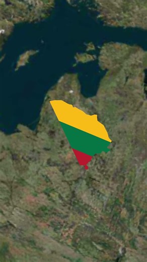 What is the name of this Country? #geographythroughmaps #lithuania #europe #maps