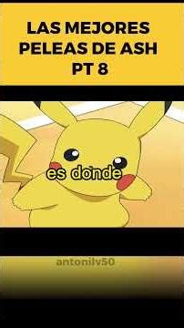 Las mejores peleas de Ash en todas las ligas pt 7 #pokemon #batallapokemon #resumen #anime #español