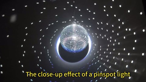 Disco Ball Spotlight, Palujorty 10W pin Light Plug in for Mirror Ball Party