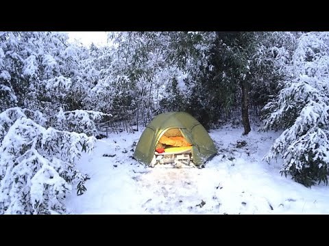 5年ぶりの大寒波！暖房なしの極寒ソロキャンプ The first big cold wave in 5 years! Frigid solo camp without heating