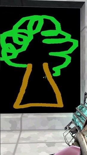 DRAWNING SPRUNKI TREE AND SPRUNKI BLUE SKY IN THE Garry's mod Gmod