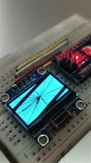 100 Subscribers OLED Animation #arduinoproject #animation #shorts