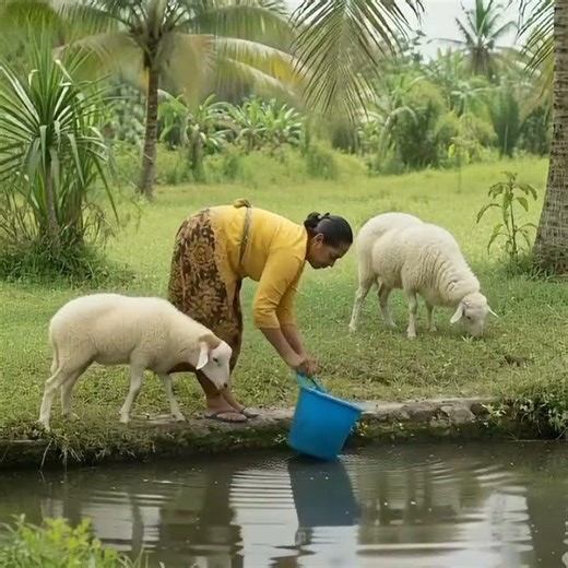 Domba ternyata bukan ternak asli Indonesia. (baca di deskripsi) #lucu #animals #ternak