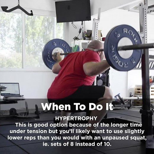 Pause Above Parallel Squat-How, Why & When? #shorts