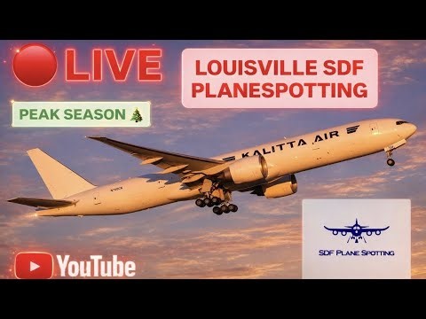 🔴 LIVE Plane Spotting at Louisville (SDF) | PEAK Season Action! [12/27/25]