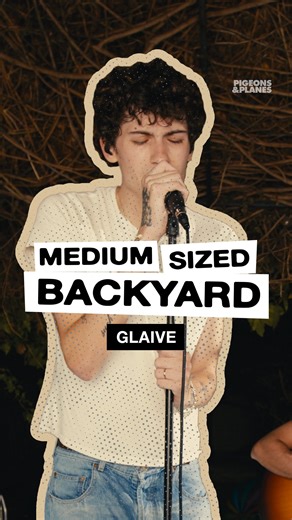 Pigeons & Planes on Instagram: "glaive shows the full extent of his musical range in the @mediumsizedbackyard, starting off with strobes and synth stabs, moving through acoustic covers, and ending with an emotional outpouring for his final song. glaive played music from his 2025 album ‘Y’ALL,’ 2024’s ‘May It Never Falter,’ plus surprise covers of UK acts Lancer and The Kooks. This is “Asheville” LIVE in the Medium Sized Backyard. Watch the full set on YouTube at the link in @pigsandplans’ bio"