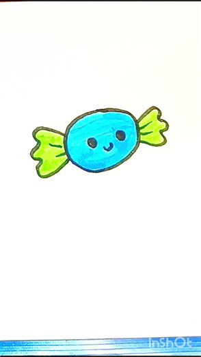 Easy candy drawing#shortsfeed#trending#ytshorts#creative#viral#foryou#trending#cartoon#art#drawing
