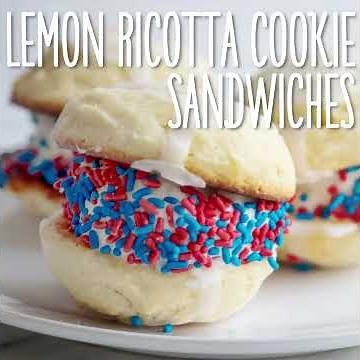 Lemon Ricotta Cookie Sandwiches