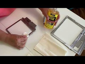 How to Clean your Embroidery Hoops!