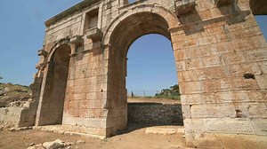 Old Historical Stone Works of Ancient Civilization City Before Christ