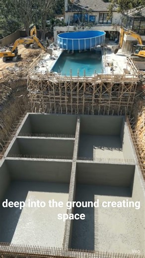 “This Luxury Swimming Pool Hides a Secret Survival Bunker!”#short