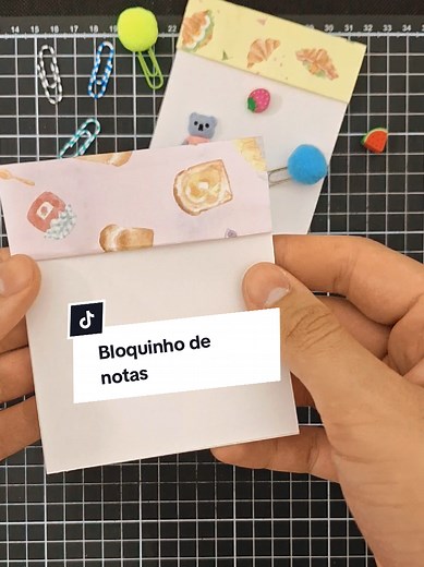Bloquinho de Notas DIY: Sem Cola e Sem Costura