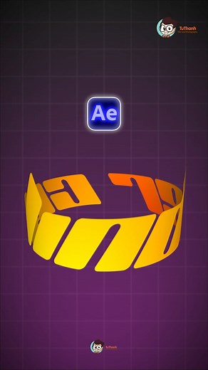 21K views · 326 reactions | Hiệu ứng Text Cylinder After Effects | Tú Thanh | Facebook