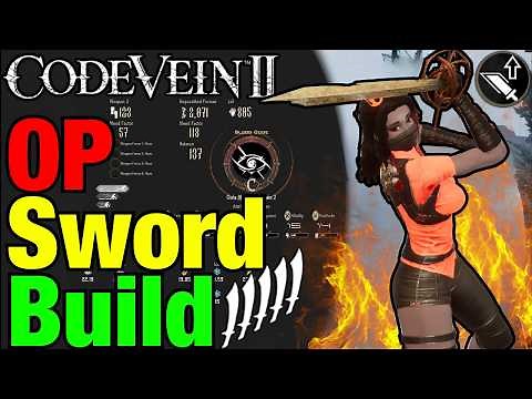 OP ONE-HANDED SWORD BUILD in Code Vein 2