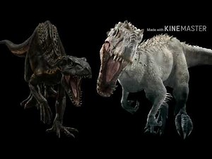 Indoraptor and indominus Rex sing monster