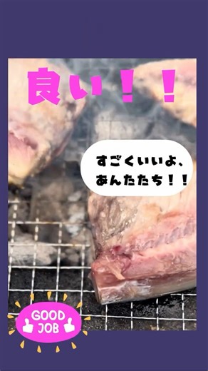 夫の回復レシピ 炭！火！七輪！！～頼む、激務よ去ってくれ。～#炭火焼き #七輪#サバ#夫婦#元気出る#料理#hubby#sumibiyaki