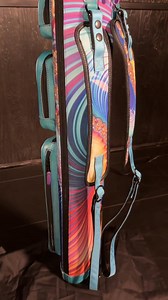 **Price and link to purchase below!!** Some designs whisper. Fever Dream does not. This one feels like 2am inspiration — when colors are louder, thoughts run wild, and reality bends just a little. Electric teal leather paired with a swirling spectrum that pulls you straight into the vortex. 💫 It’s bold. It’s hypnotic. It’s impossible to ignore. For the ones who don’t do subtle — this is your sign. ✨Fever Dream is available now. Size 4x8 $700 Shipping https://jbcases.com/4x8-ultimate-hybrid-feve