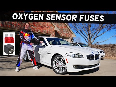 BMW F10 F11 OXYGEN SENSOR BANK 1 2 SENSOR 1 2 FUSE LOCATION BMW 528i 535i 520i 530i 550i 518d 520d 5