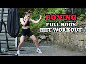 BOXING Full Body HIIT Workout - Body Weight Only (ALL LEVELS)